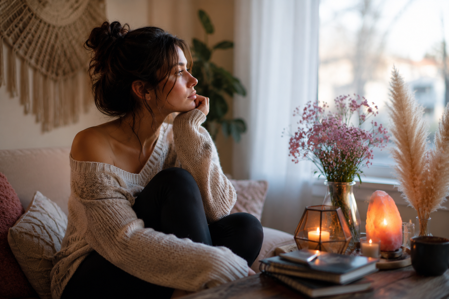 Woman wondering if a man is thinking about her during a period of no contact